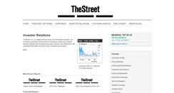 Desktop Screenshot of investor-relations.thestreet.com