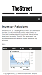Mobile Screenshot of investor-relations.thestreet.com